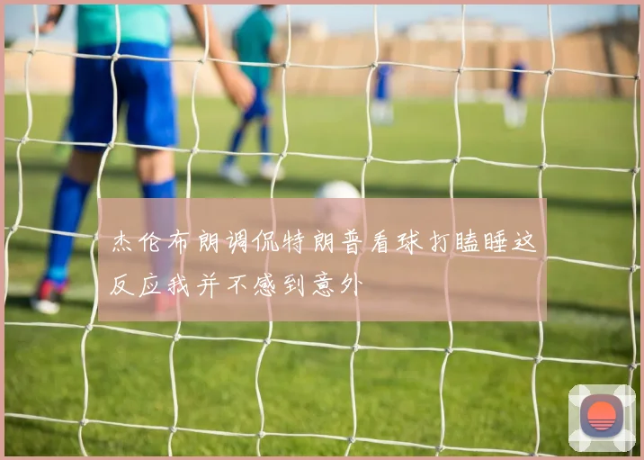 杰伦布朗调侃特朗普看球打瞌睡这反应我并不感到意外